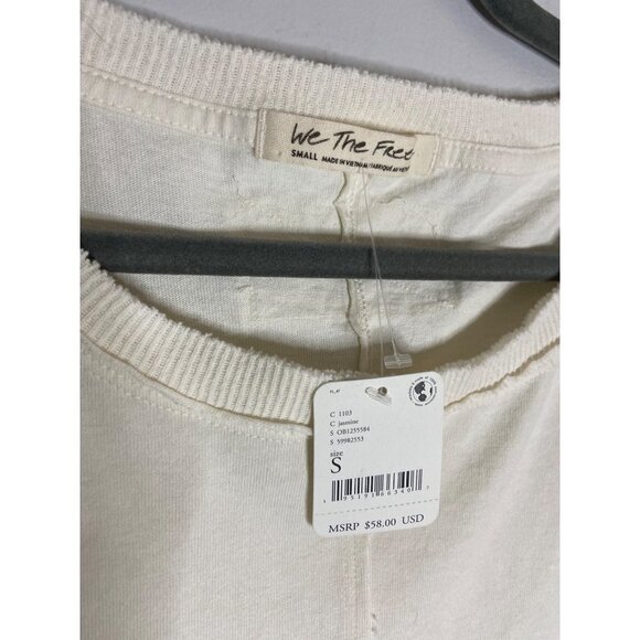 NWT Free People We The Free Jasmine Kasee Muscle Tee-sz Small - Picture 5 of 7